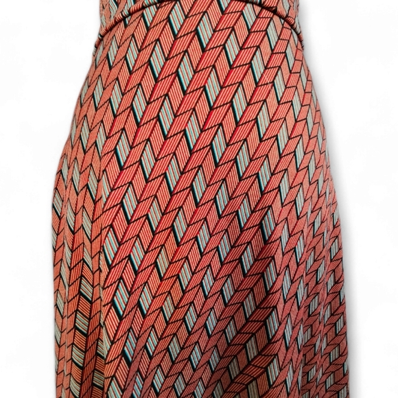 NWT Lularoe Multicolored Azure High- Low Knee  Lenght Skirt, Size XS - Picture 3 of 7